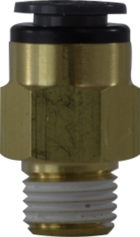 F.680406C 1/4" PTC X 3/8" NPT X, STRAIGHT FITTING, COMPOSITE