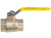 F.94A10301 1/2" FNPT BRASS BALL VALVE INLINE