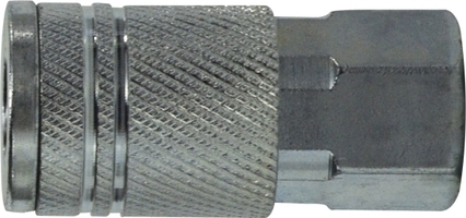 F.98812 1/2 FIP IND INTER. STEEL COUPLER 3/8" BODY SIZE