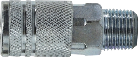 F.98824 3/8 MIP IND INTER. STEEL COUPLER