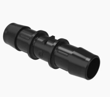 F.CO.12BN 3/4"X 3/4" BARB COUPLER PLASTIC BLACK NYLON