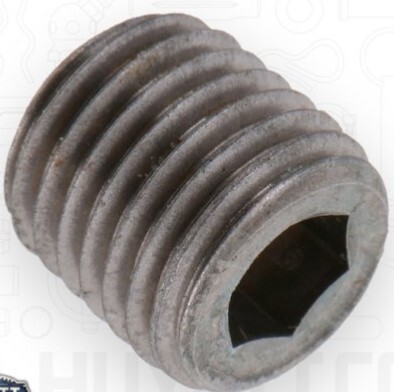F.PP.0125E02.S6PL PLUG, PIPE 1/8-27, NPTF, HEX SOCKET, 316 STAINLESS STEEL, PLAIN