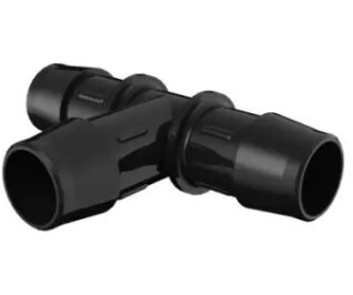 F.TO.12GFBN 3/4" BARBED EQUAL TEE-GLASS FILLED BLACK NYLON (GFBN)-AUTOMOTIVE