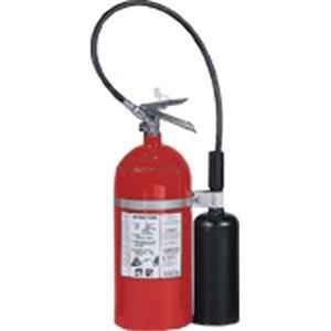 FE.466181K KIDDE PRO 10 LB CO2 FIRE EXTINGUISHER W/ WALL HOOK..SIZE: 10 LB..DIMENSIONS: 19 3/8"H X 10 7/8"W X 6