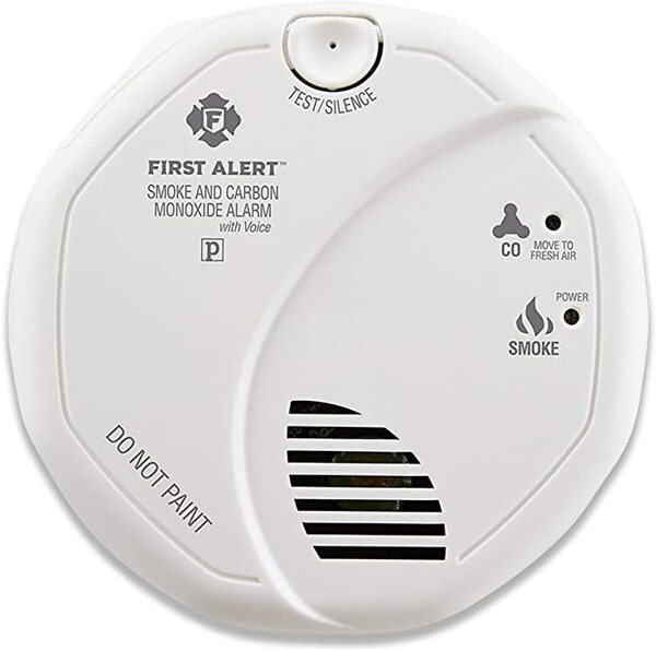 FE.505521 FIRST ALERT BATTERY-OPERATED CARBON MONOXIDE SMOKE DETECTOR (WORKS WITH IRIS)