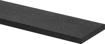 FT.2X.100THK25FT LIGHT DUTY BLENDED EPDM FOAM STRIP..WITH ADHESIVE BACK, 2" WIDE, 1" THICK, 25FT ROLL