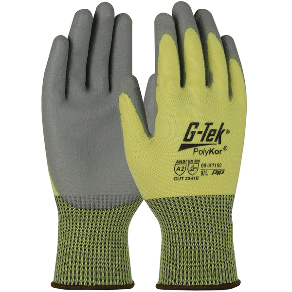 GLV.150HAWK 13 GAUGE BLACK POLYURETHANE
GLOVES- LARGE