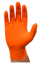 GLV.2940XL ORANGE DISPOSABLE NITRILE GLOVE XL, POWDER FREE WITH TEXTURED GRIP - 7 MIL BOX