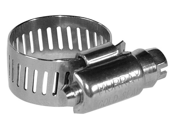 H10SS 9/16 - 1-1/16" HOSE CLAMP 18-8SS (1/2" WIDE BAND (14MM-27MM)
