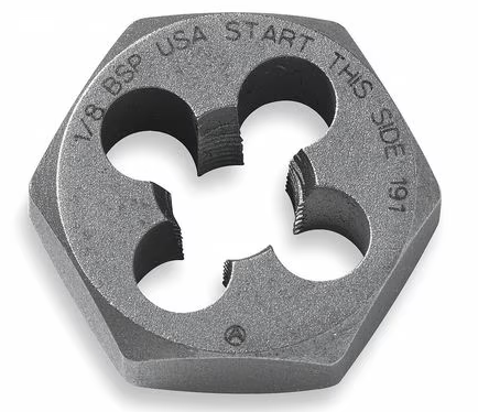 HD6431 10-32" HEX DIE HIGH CARBON STEEL RH