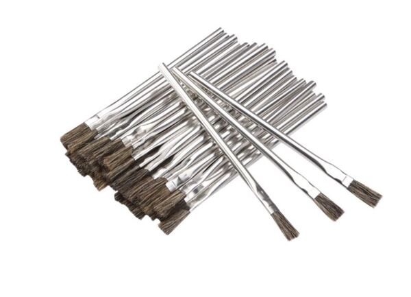 HF.61880 1/2 IN. HORSEHAIR BRISTLE ACID SHOP BRUSHES, 36 PIECE