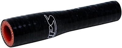 HPS.HTSR.075.100.L4.BLK 1" ID 3/4" SILICONE HIGH TEMPERATURE 4-PLY REINFORCED REDUCER COUPLER HOSE, 100 PSI MAXIMUM PRESSURE