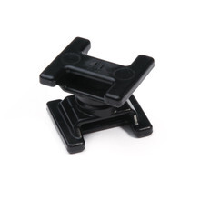 HT.151.06500 DUAL SWIVEL SADDLE SPACER FOR T50-T250, BUNDLE DIAMETER 0.25 - 3.0", PA66HS/POM, BLACK DSWS4-PA66HS/