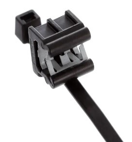 HT.156.00556 EDGECLIP-SERIES, 3.0 - 6.0 MM, SIDE FIXING, ARTICLE NUMBER: 156-00556, T50REC23 2-PIECE FIXING TIES