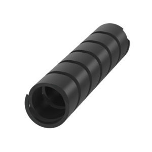 HT.5NFP0C SPIRALWRAP PROTECTIVE SHEATHING, 1" DIAMETER, PE, BLACK, 100 FT/ROLL
