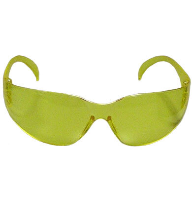 ISSI.250.01.5509 ZENON AMBER SAFETY GLASSES, ANTI-SCRATCH