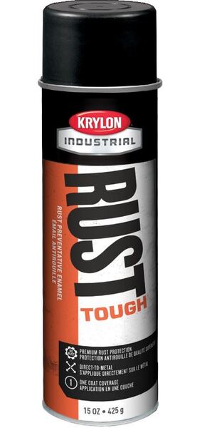 KRY.K00779007 SEMI-GLOSS BLACK TOUGH COAT RUST BARRIER 15OZ