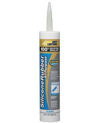 KRY.WL09010 10 OZ CLEAR RTV SILICONE RUBBER WHITE LIGHTNING