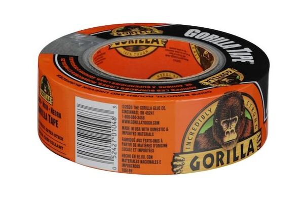 L.293566 1.88" WIDE X 35 YDS LONG BLACK GORILLA DUCT TAPE