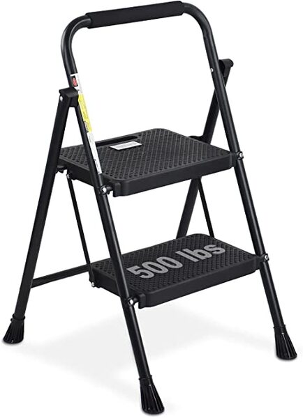 LADDER.KQ0002.GR 2 STEP LADDER, FOLDING STEP STOOL