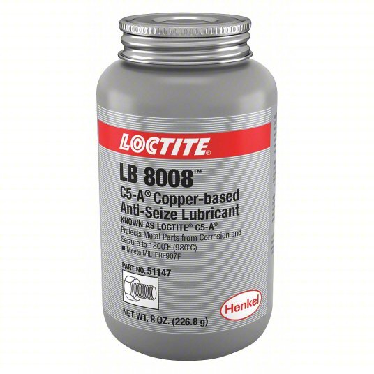 LB.8008 GENERAL PURPOSE ANTI-SEIZE, 8OZ, BRUSH-TOP CAN, COPPER, PASTE, LB 8008