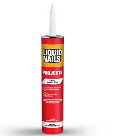 LN.704 LIQUID NAILS INTERIOR PROJECTS 10 OZ. TAN LATEX CONSTRUCTION ADHESIVE