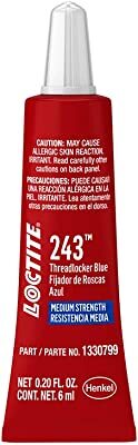 LT.243.6 LOCTITE 243 THREADLOCKER, 6ML TUBE