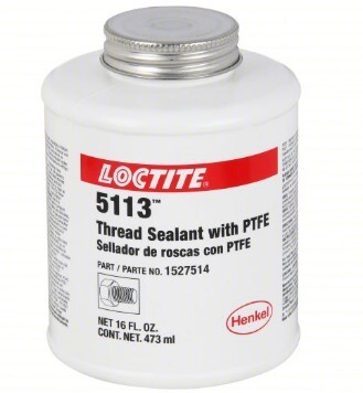 LT.5113 LOCTITE 5113 THREAD SEALANT WITH PTFE 1 PT BRUSH CAN WHITE 16 OZ