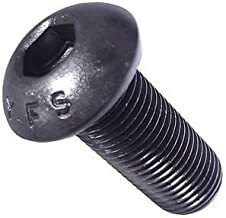 MBSHCS6C35 M6-1.00x35 MM,(FT) BUTTON SOCKET CAP SCREW COARSE 12.9 ISO 7380 THERMAL BLACK OXIDE