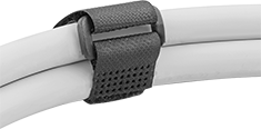 MC.3955T286 2" WIDE X 24" LONG RED HOOK AND LOOP CABLE TIE WITH BUCKLE
