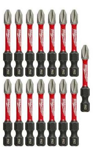 MIL.48.32.5004 SHOCKWAVE 2” IMPACT PHILLIPS #2 POWER BITS MILWAUKEE