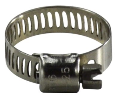 MM4SS 7/32"-5/8" ALL STAINLESS 316 HOSE CLAMP