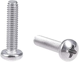 MMSPPSS6C14 M6-1.00X14 MM,(FT) METRIC STAINLESS A2 (304) MACHINE SCREW, PAN HEAD PHILLIPS, DIN 7985