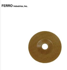 NOD.FER.9005.EA BACKUPPADS BP-5 REINFORCED BACKING PLATE, 5 IN DIA, 7/8 IN ARBOR/SHANK, PHENOLIC