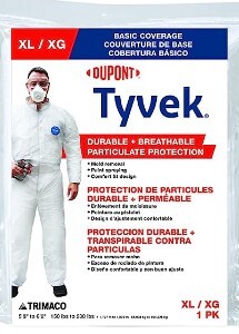 NOD.SAS6803 TYVEK PAINT SUIT - LARGE