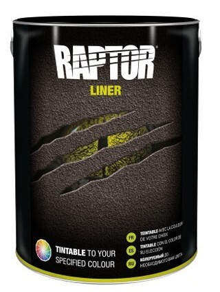 NOD.UPO.4851 5L 2.6 VOC RAPTOR LINER; TINTABLE