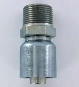 P.10143.16.12 PARKRIMP PERMANENT MALE NPTF PIPE - RIGID - STRAIGHT INNER..END 1-1/8 adapter