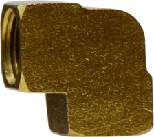 P.2200P.4.4 1/4" 90 DEG FEMALE UNION ELBOW BRASS