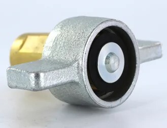 P.6125.16 1" NPT BRASS HYDRAULIC HOSE WING NUT COUPLER