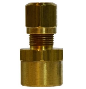 P.66NTA.6.6 3/8 X 3/8 NYLON AIR BRAKE X FIP ADAPTER BRASS