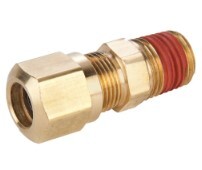 P.68NTA.4.6 1/4" TUBE X 3/8" MNPT BRASS MALE CONNECTOR, 68NTA-4-6
