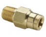 P.68PMT.6.4 3/8 TUBE X 1/4 MP PRESTOMATIC AIR BRAKE BRASS MALE CONNECTOR