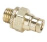 P.68PMT.8.M22 68PMT-8-M22 BRASS MALE CONNECTOR TO METRIC ADAPTER PRESTOMATIC FITTING, 1/2" PUSH-TO-CONNECT TUBE X