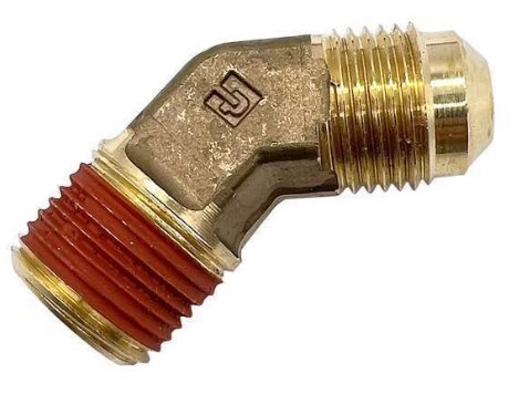 P.VS159F.10.8 5/8 X 1/2 TUBE TO PIPE 45 DEG ELBOW