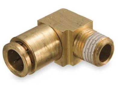 P.VS169PMT.10.6 5/8" TUBE X 3/8" MALE NPT 90 DEGREE SWIVEL ELBOW BRASS