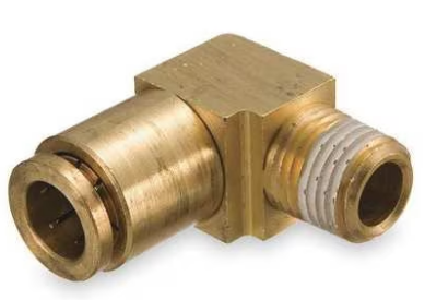 P.VS169PMT.6.4 3/8 TUBE X 1/4 NPT 90 DEG MALE SWIVEL ELBOW VIBRA SEAL