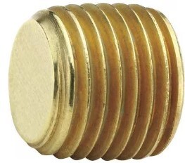 P.VS219P.4 1/4" NPT COUNTERSUNK HEX HEAD PLUG W/ VIBRA SEAL