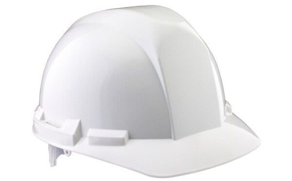 SAS.7160.45 HARD HAT WITH 6-POINT RATCHET, WHITE
