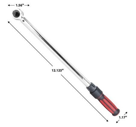 TW.PTM199 1/2" DR 250FTLB TORQUE WRENCH