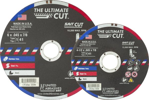 UA.22240 6" X .045" X 7/8" ULTIMATE CUT TM